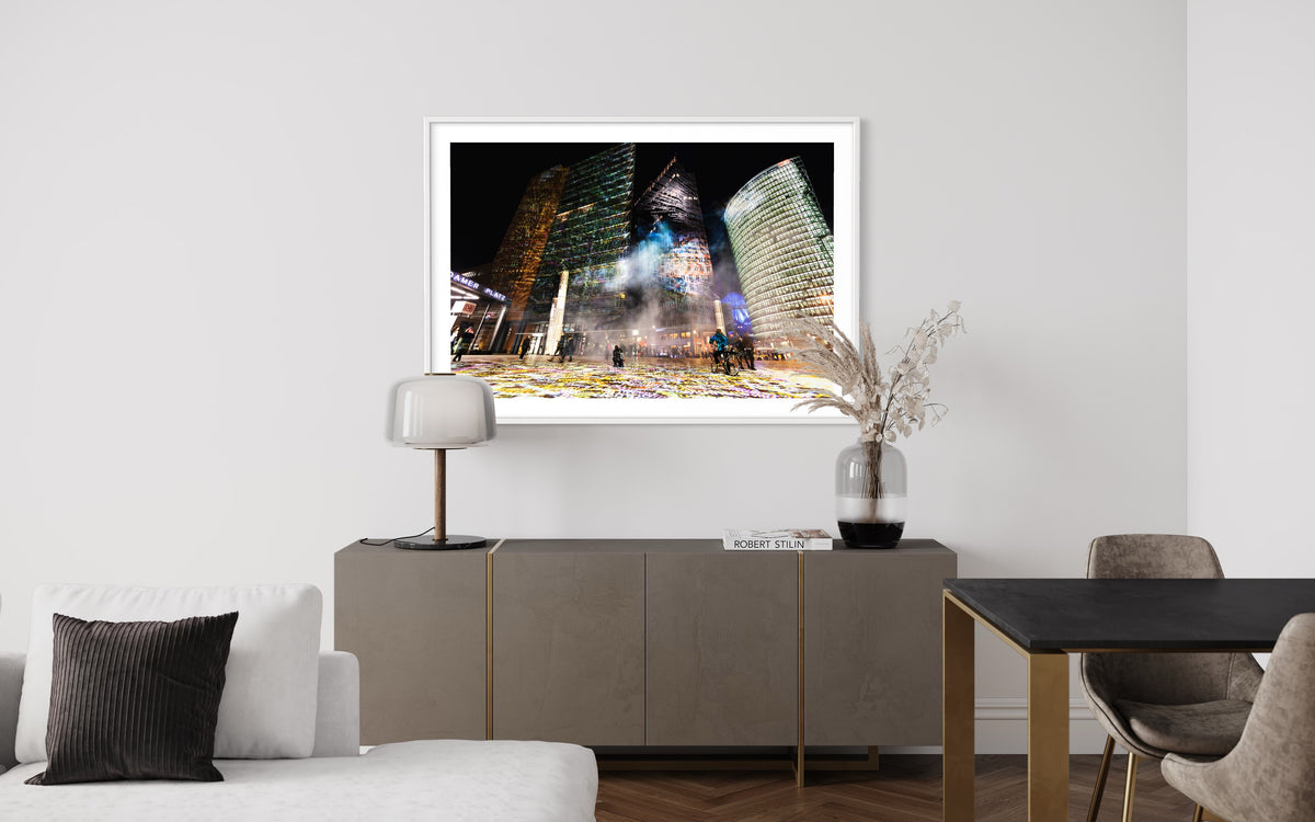Berlin / Potsdamer / Platz Festival of Lights 2012 "Time Drifts - WORDS OF BERLIN" 10.-21 October 2012  (signed + Frame)
