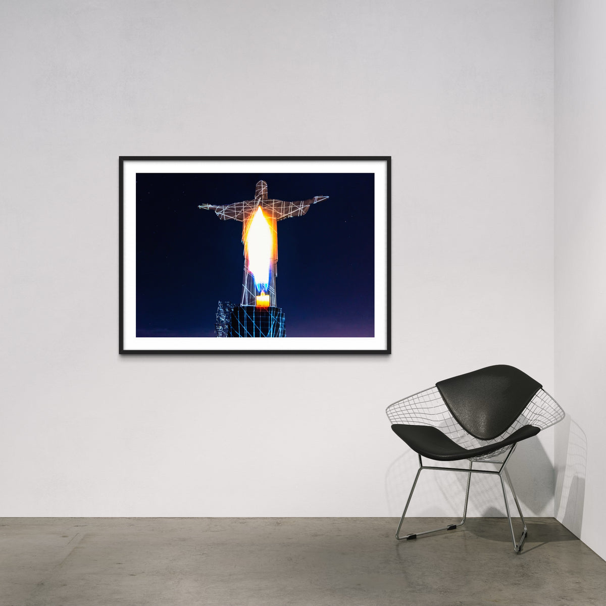 Cristo Redentor/ Rio de Janeiro 2014 (signed + Frame)