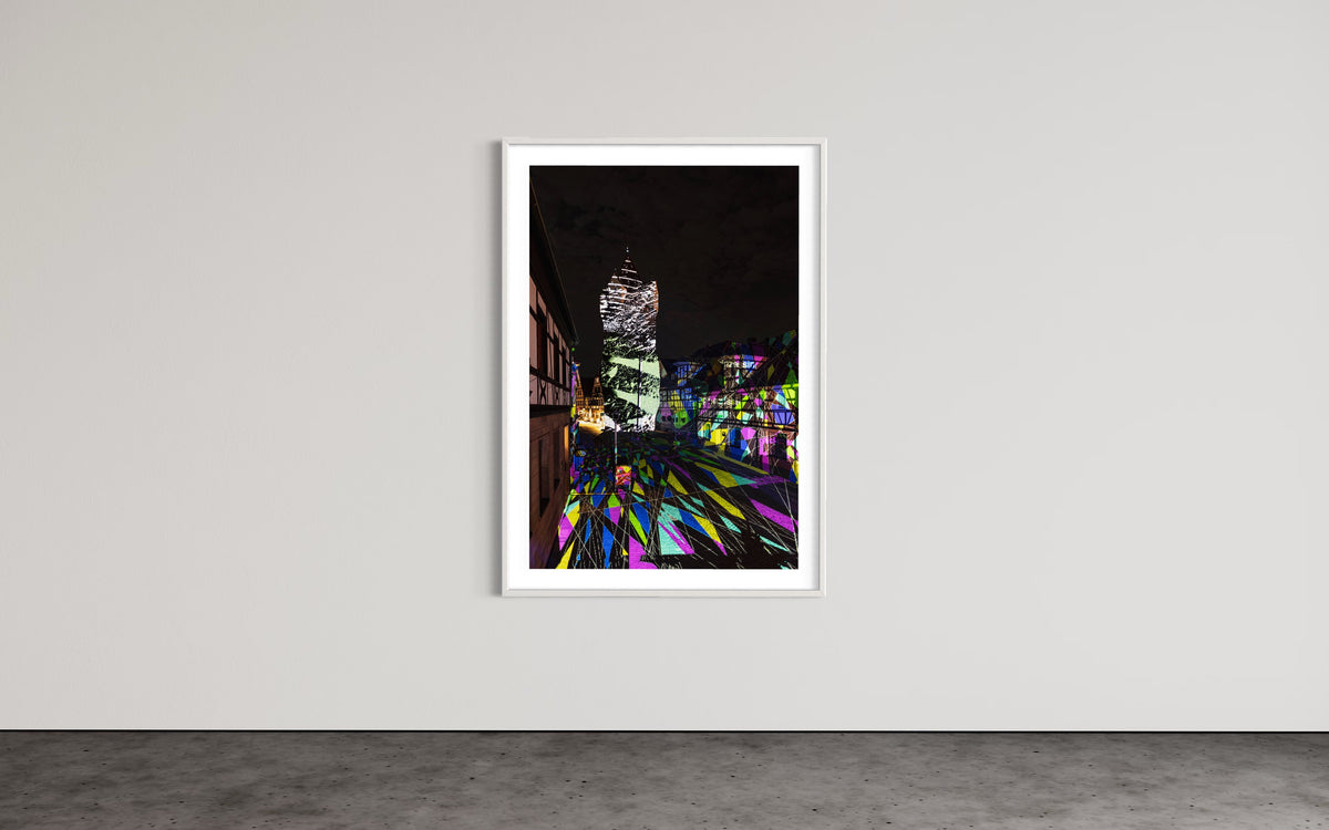 Herzogenaurach Fehnturm „Glücksachen“ 2021 (signed + Frame)