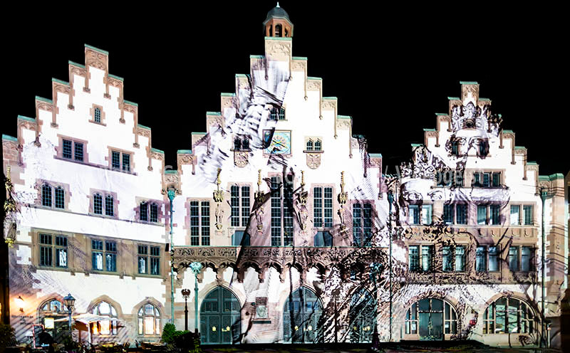 Frankfurt Römer Luminale 2018 „Frankfurt Fades“ (signed + Frame)