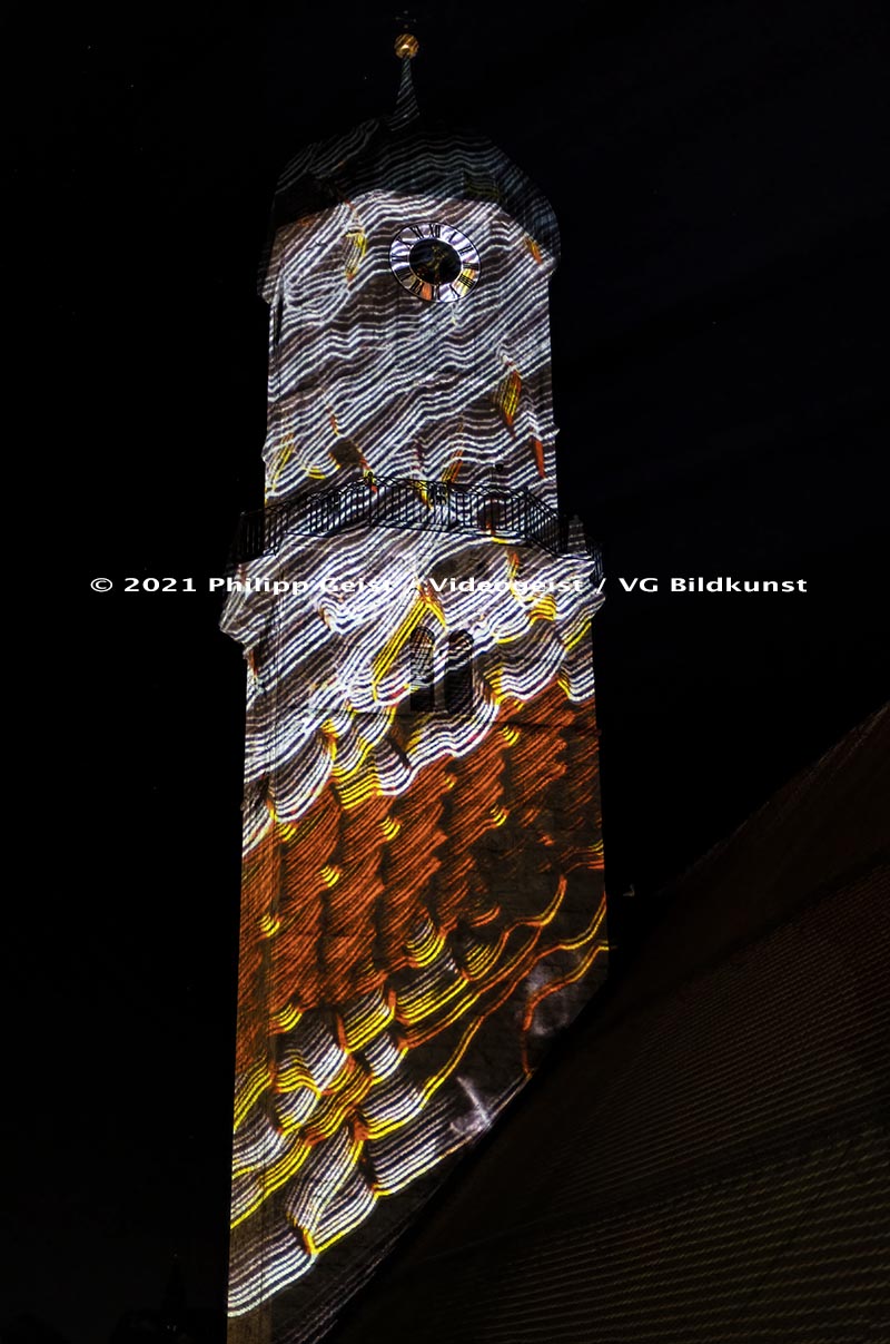 Weilheim Mariä Himmelfahrt Kirchturm „Hoffnungslicht“ 2021 (signed + Frame)
