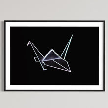 Laden Sie das Bild in den Galerie-Viewer, Hidden Places Origami Swan / Schwan 2020  (signed + Frame)
