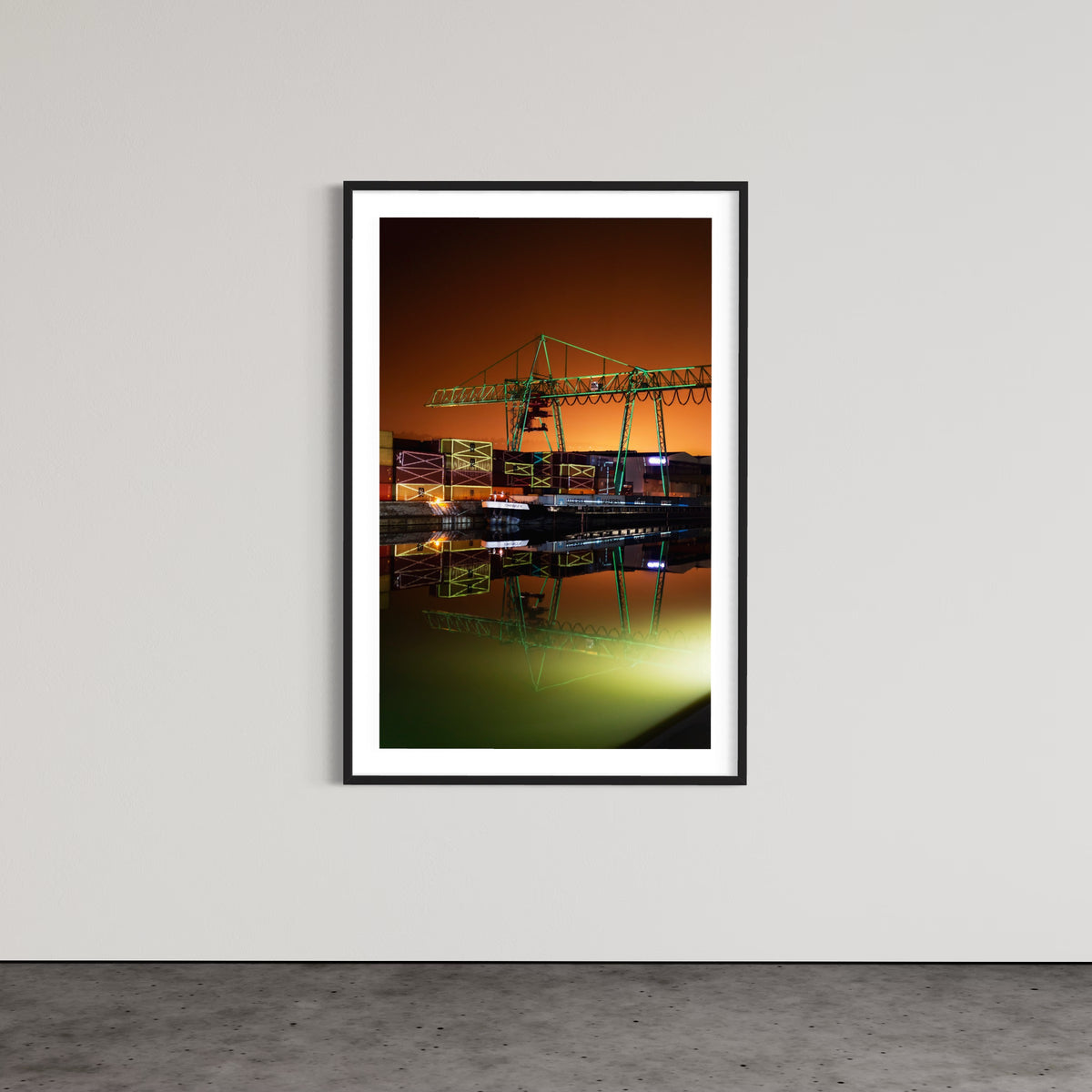 Stuttgart Hafen River of Words 2016 (signed + Frame)