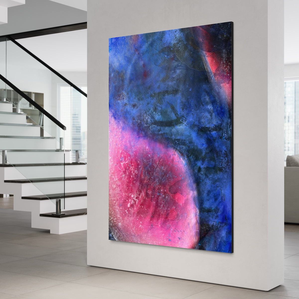 Overpainting Fine Art Print on Canvas 2022