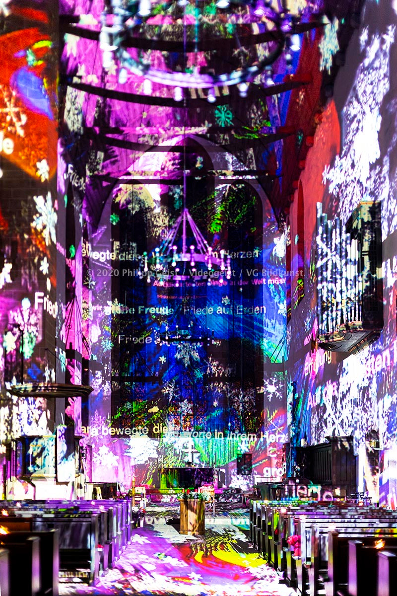 Erfurt Augustinerkirche AdventsLeuchten 2020 (signed + Frame)
