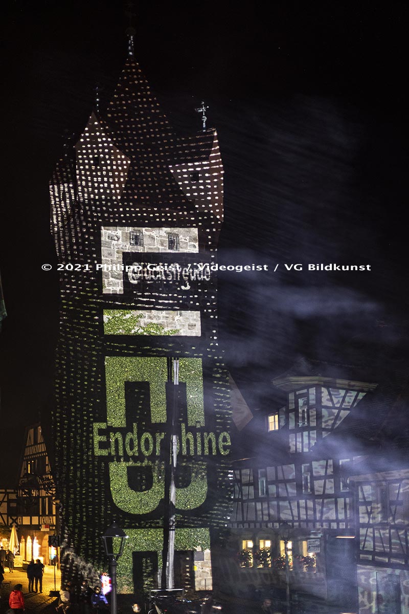 Herzogenaurach Fehnturm „Glücksachen“ 2021 (signed + Frame)