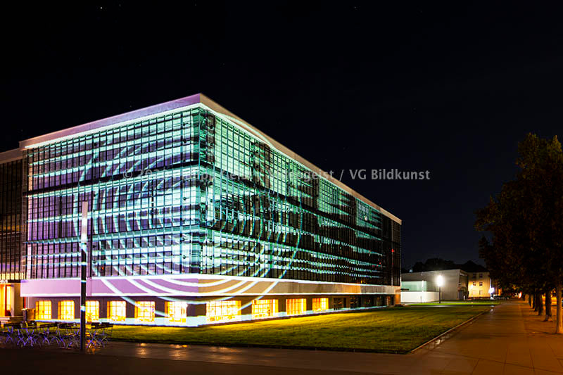 Bauhaus Dessau 2019 "Light. Facade. Human" 100 Year Anniversary 2019 (signed + Frame)