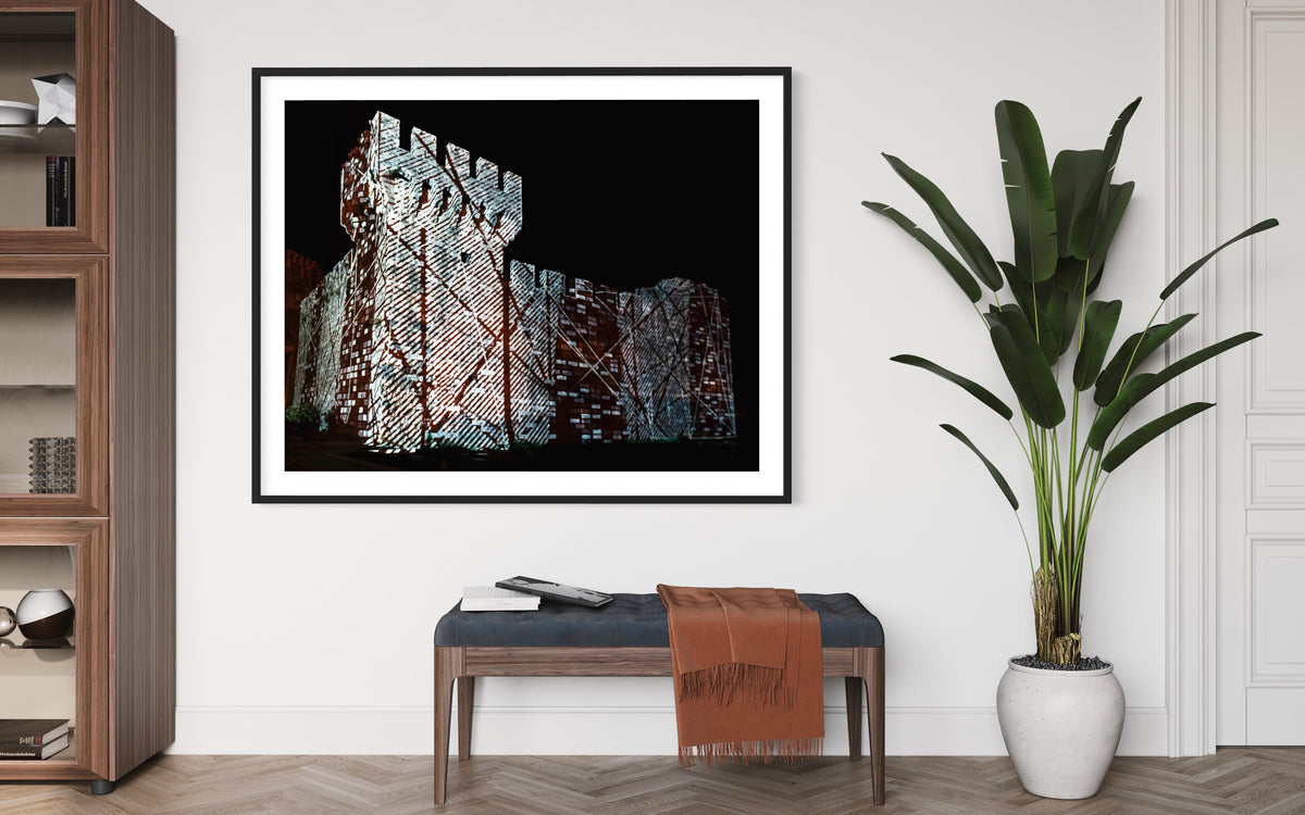 Trogir Fortress Kamerlengo Lighting up times 2017 (signed + Frame)