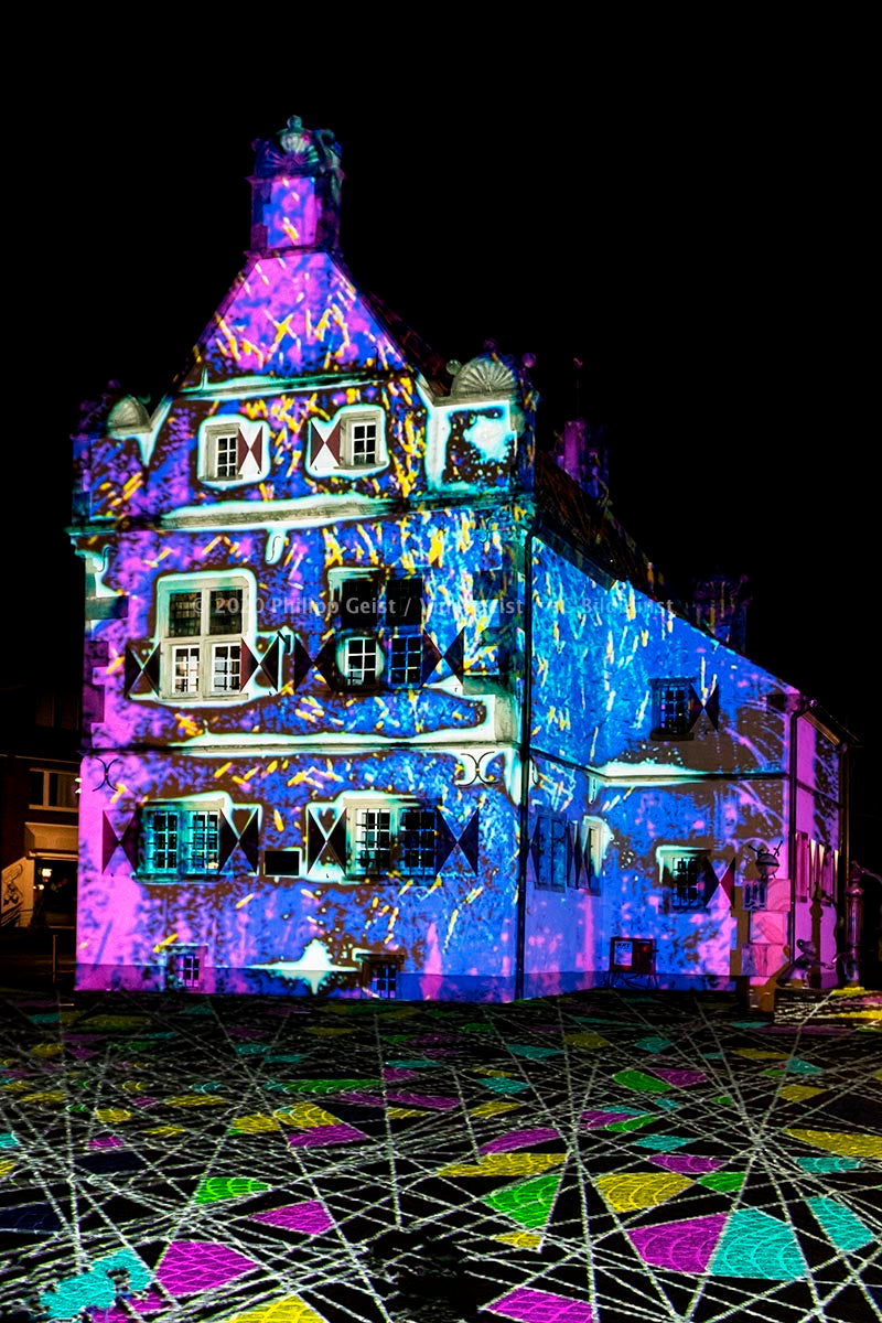Schöppingen Rathaus "Lighting up times" 2019 (signed + Frame)