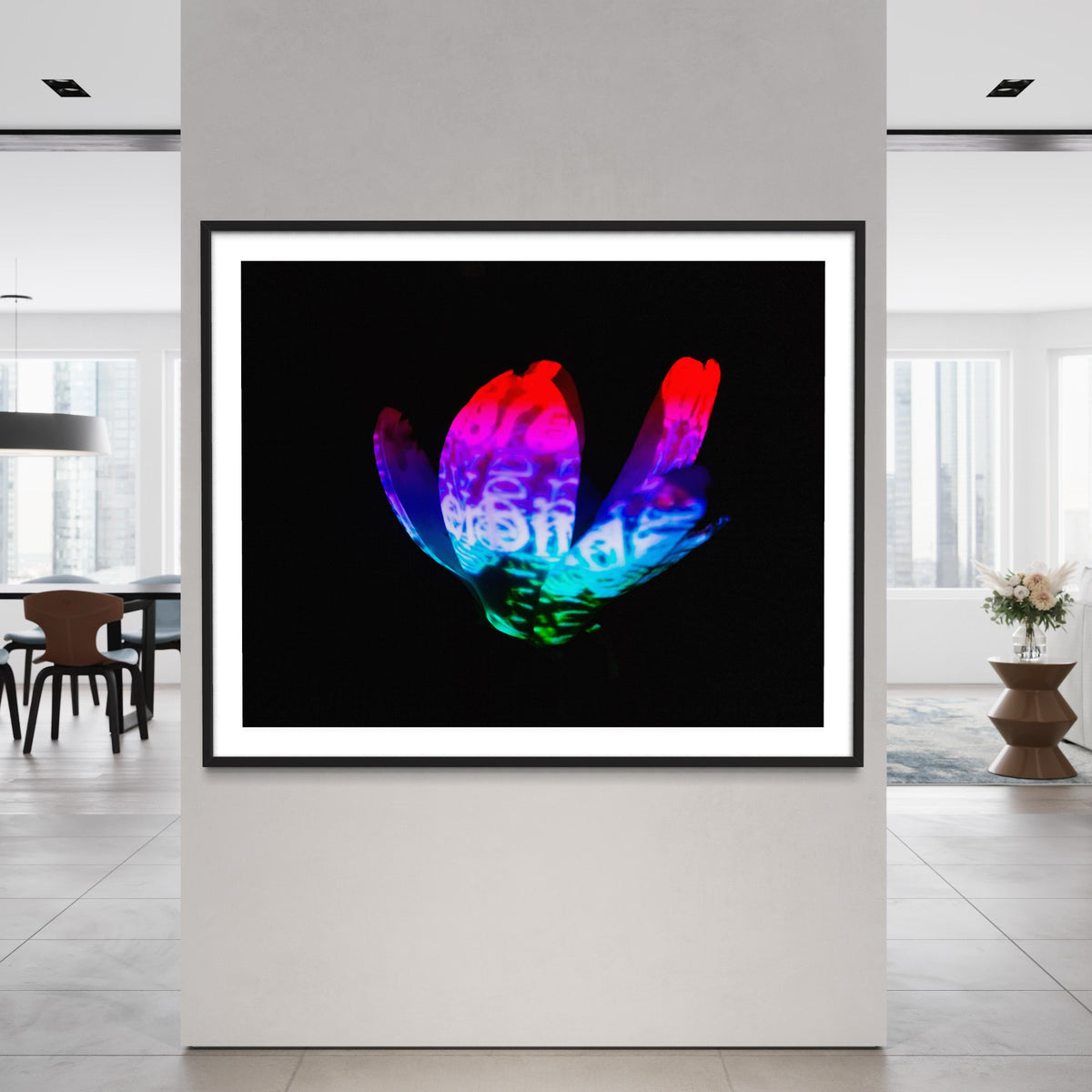 Hidden Places Magnolia Flower 2016  (signed + Frame)