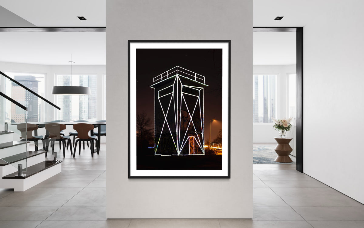 Hidden Places ehemaliger Wachturm DDR/ former Watchtower GDR 2016  (signed + Frame)