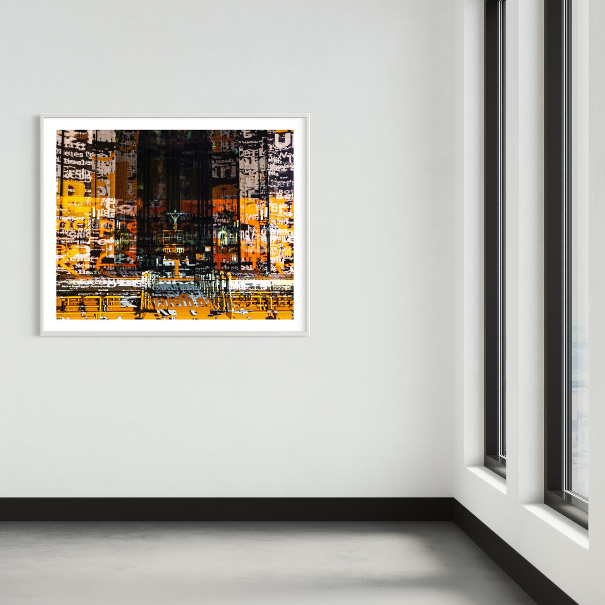 Frankfurt Kaiserdom St. Bartholomäus 2012  (signed + Frame)