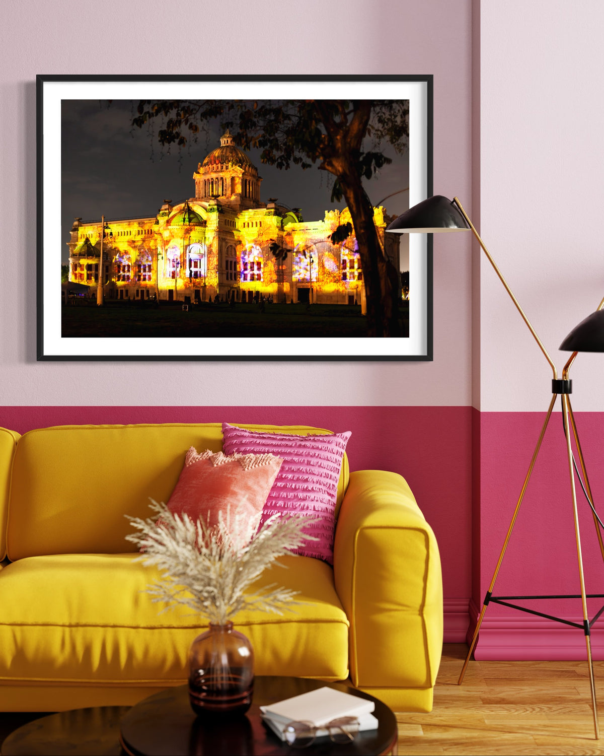 Bangkok / Thailand Ananta Smakhom Throne Hall 2009 (signed + Frame)