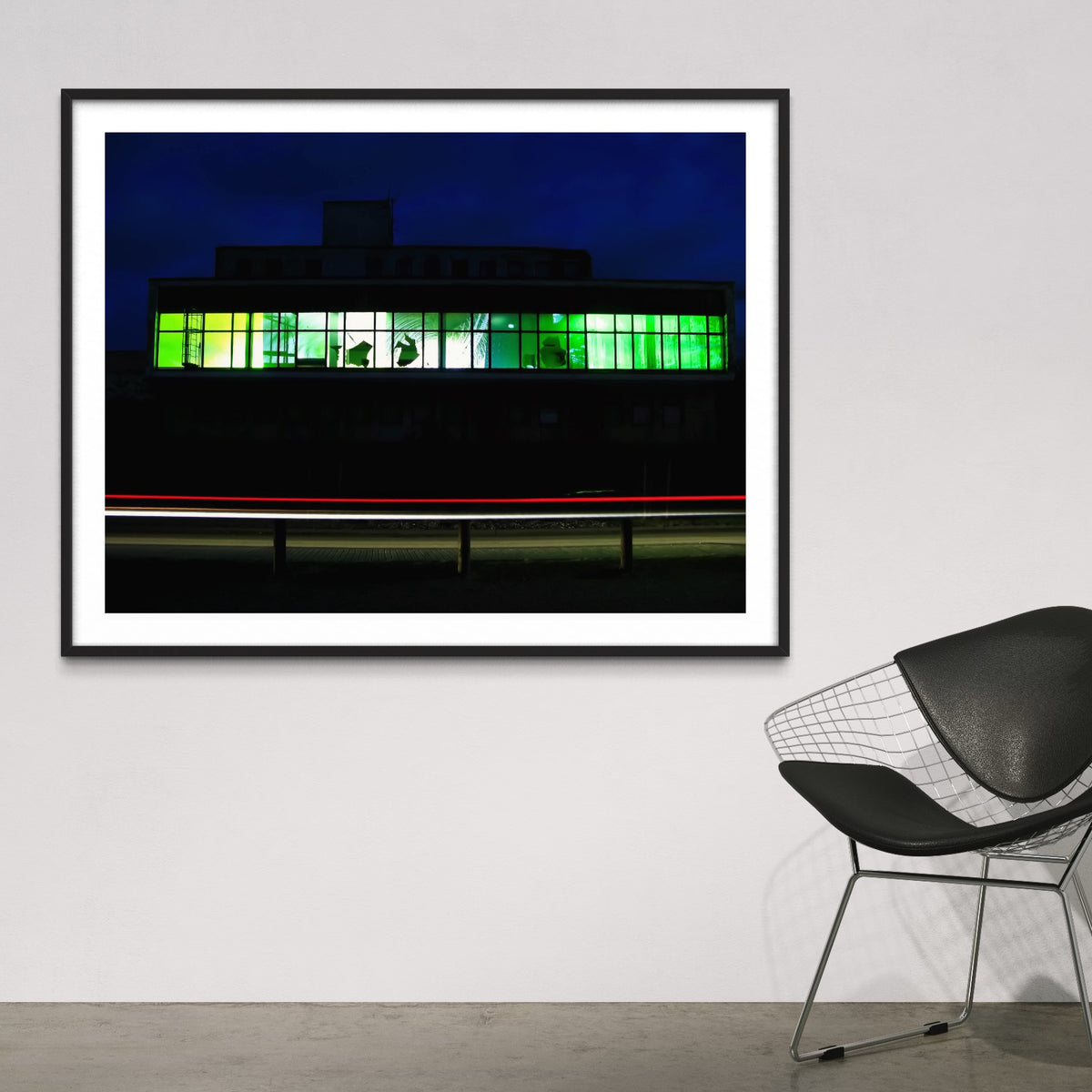Ahrenshoop „Broken Time Lines“ Hidden Places ehemaliges Kurhaus 2008 /  (signed + Frame)