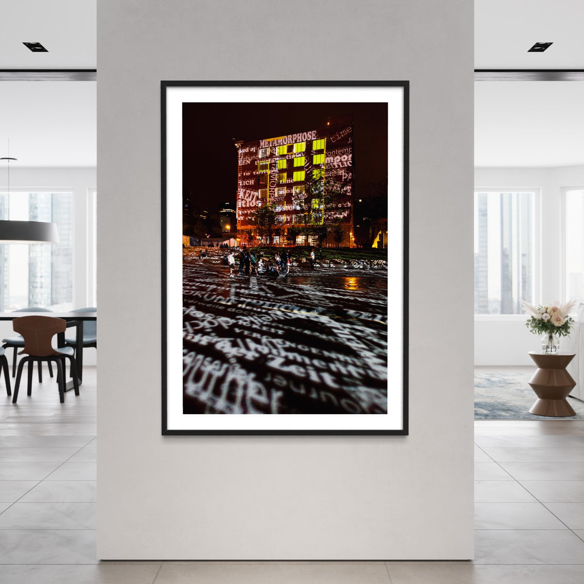 Montreal/ Canada 2010 Place Des Festival / Mutek Festival 2010 Time Drifts 2010 (signed + Frame)
