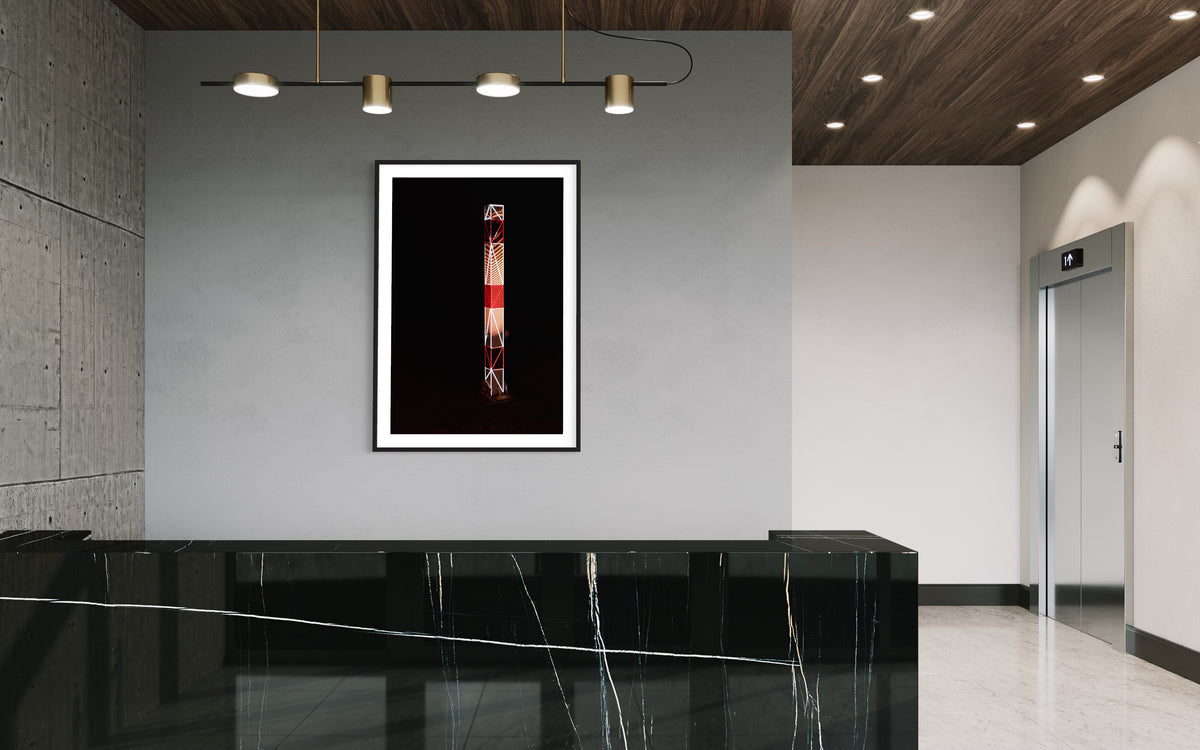 Berlin Hidden Places jamb /  Pfosten 2020  (signed + Frame)
