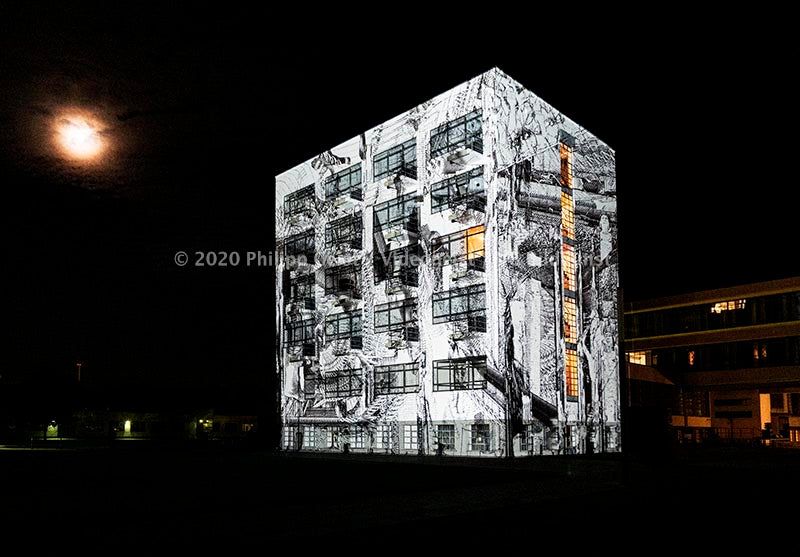 Bauhaus Dessau 2019 "Light. Facade. Human" 100 Year Anniversary 2019 (signed + Frame)