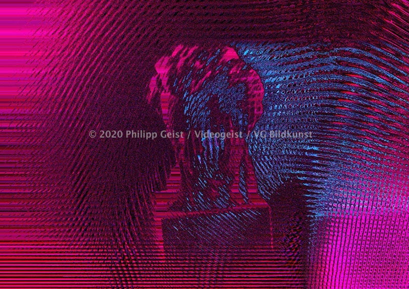 Generative Art / Videostill Beethoven Morph-Series 2020 (signed)
