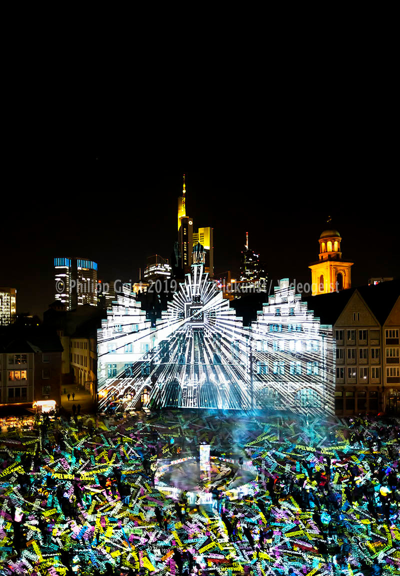 Frankfurt Römer Luminale 2018 „Frankfurt Fades“ (signed + Frame)