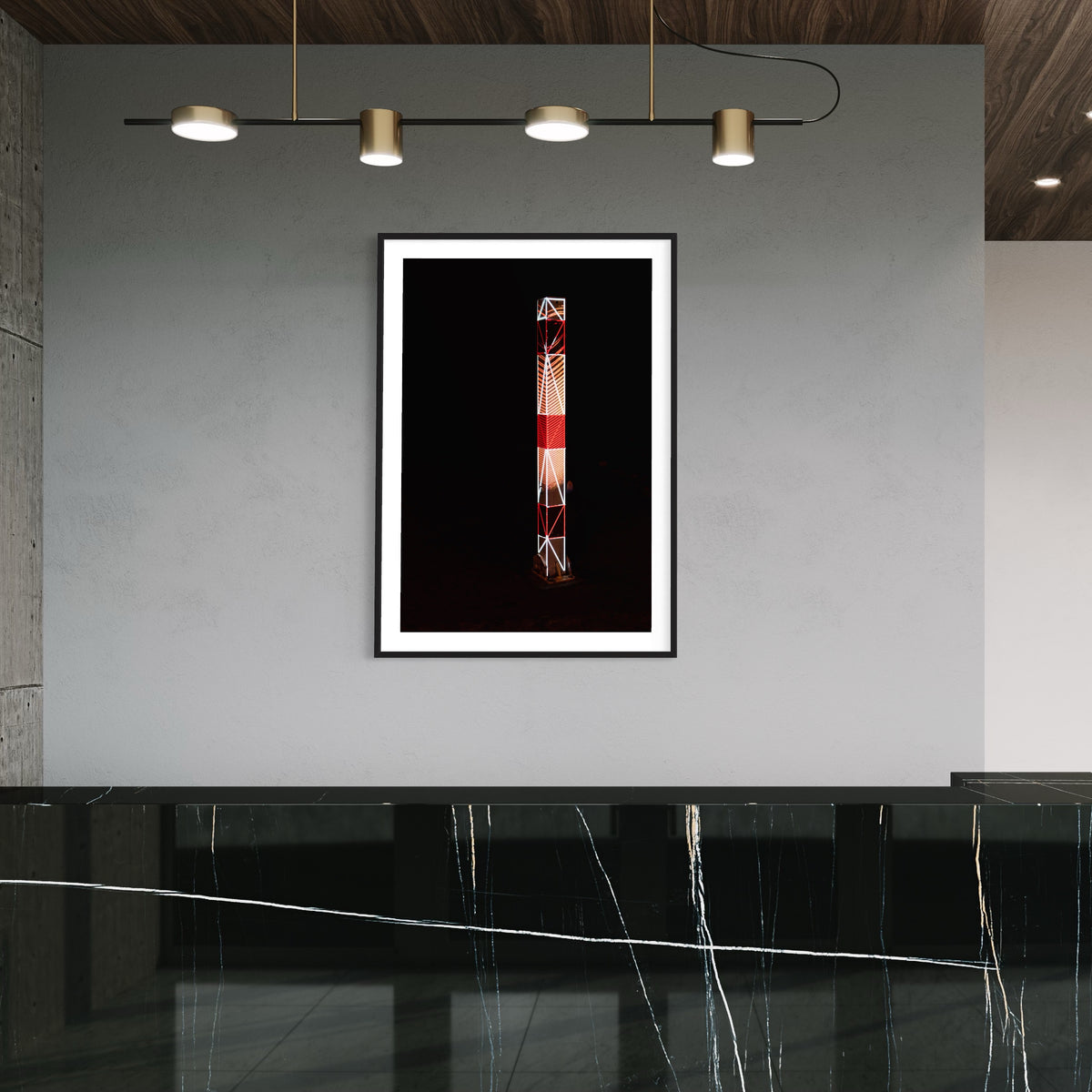Berlin Hidden Places jamb /  Pfosten 2020  (signed + Frame)
