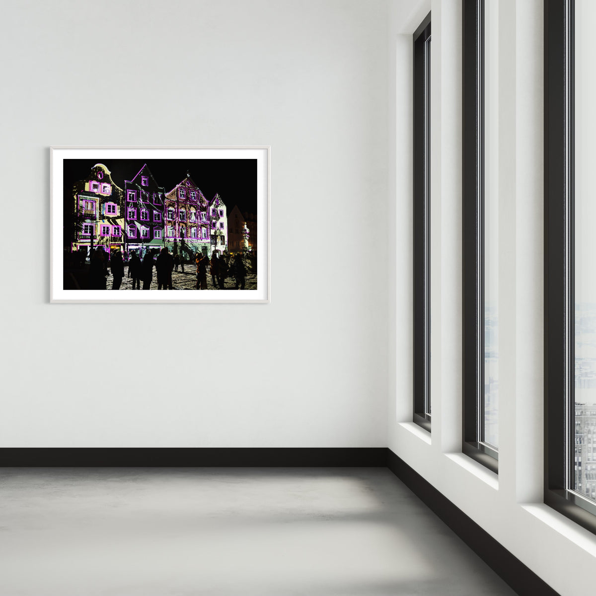 Weilheim 1. Lichtkunst Festival Weilheim Fades 2016 (signed + Frame)