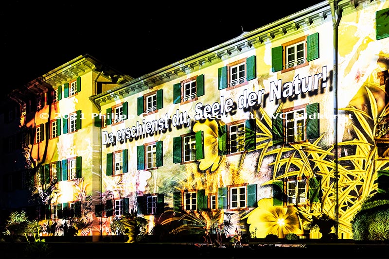 Bad Homburg Schloss „Wo bist du, Licht!“ Hölderlin 250 Jahre 2021 (signed + Frame)