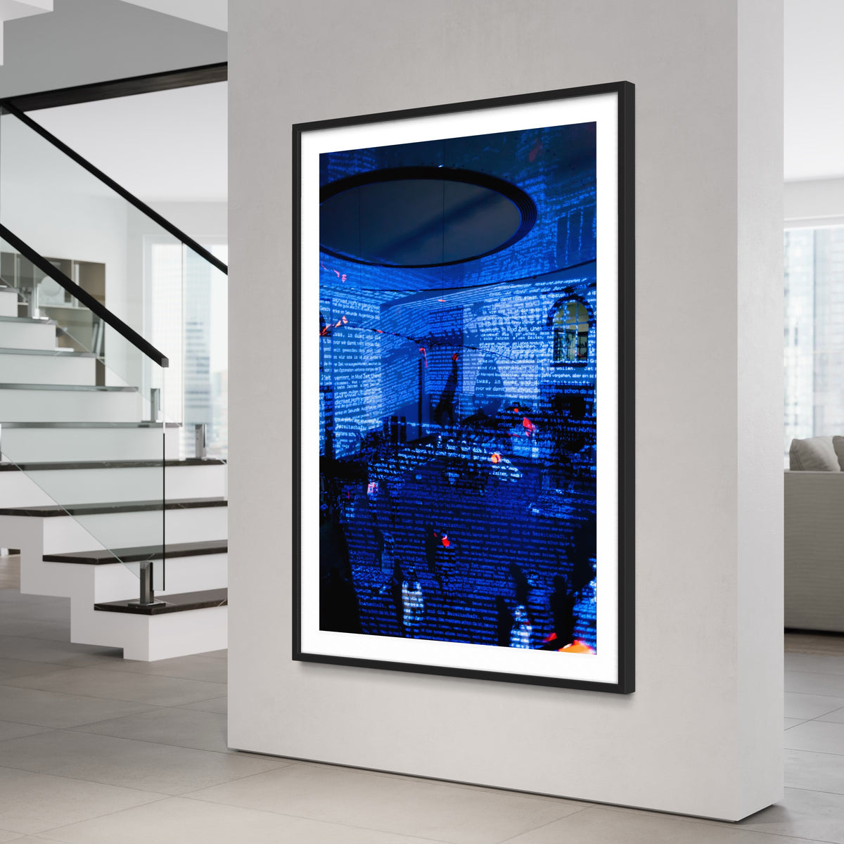 Frankfurt Luminale 2010 Time Shadows  (signed + Frame)