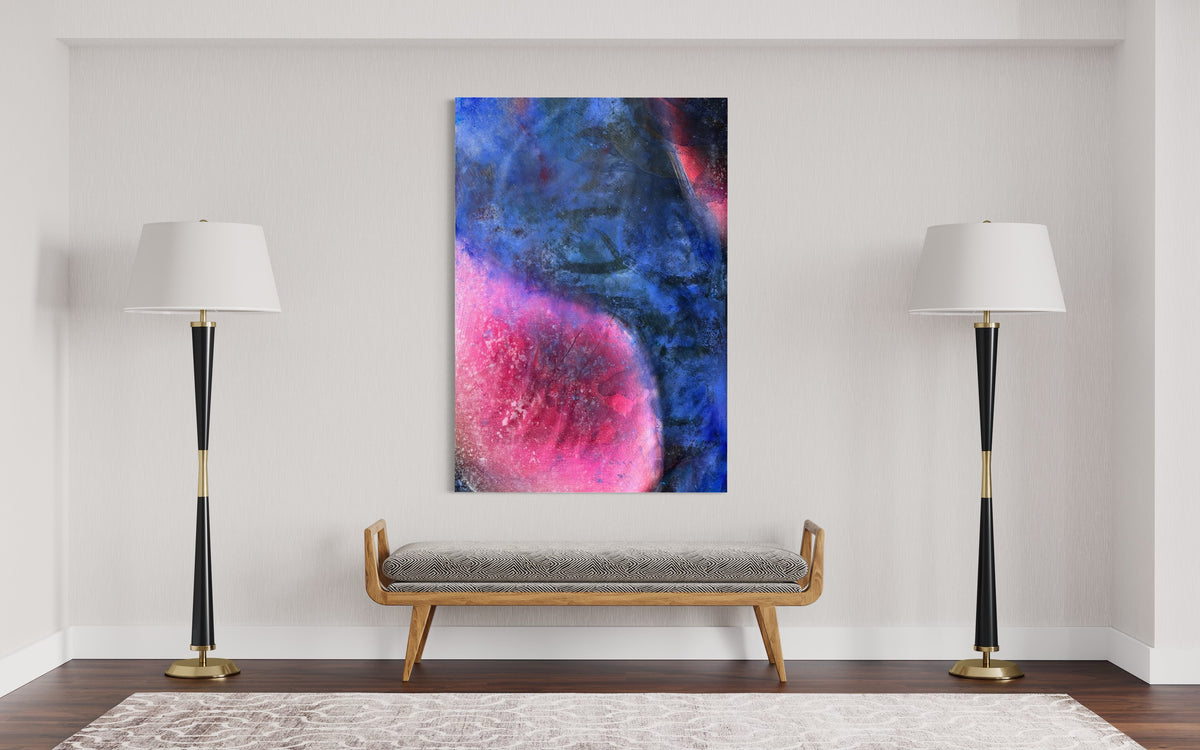 Overpainting Fine Art Print on Canvas 2022