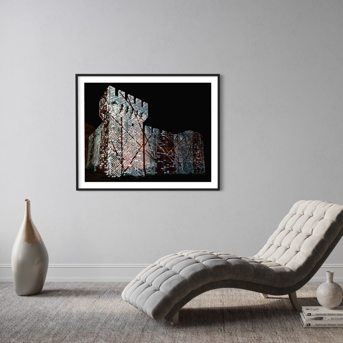 Trogir Fortress Kamerlengo Lighting up times 2017 (signed + Frame)