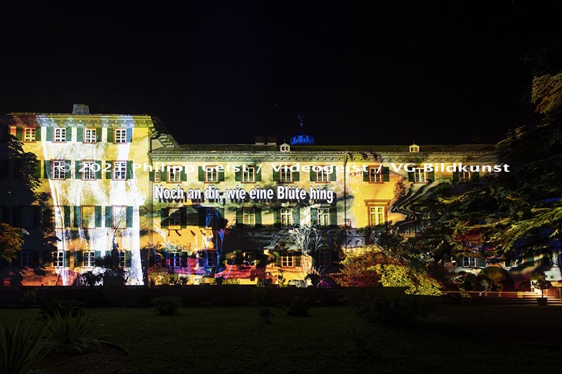 Bad Homburg Schloss „Wo bist du, Licht!“ Hölderlin 250 Jahre 2021 (signed + Frame)