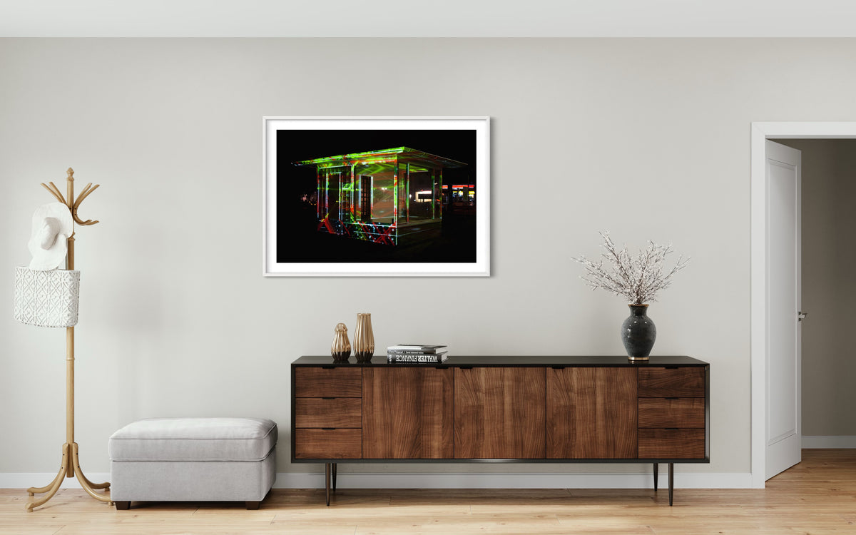 Hidden Places Berlin ehemaliges Pförtnerhaus Flughafen Tempelhof 2014  (signed + Frame)