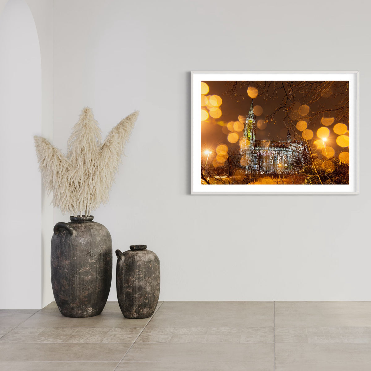 Munich/ München Hl.Kreuz Kirche Giesing 2015 (signed + Frame)