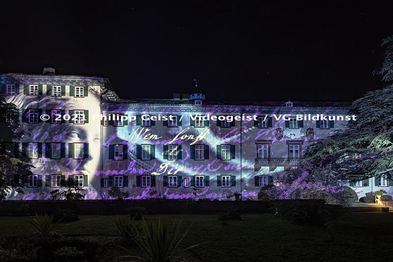 Bad Homburg Schloss „Wo bist du, Licht!“ Hölderlin 250 Jahre 2021 (signed + Frame)