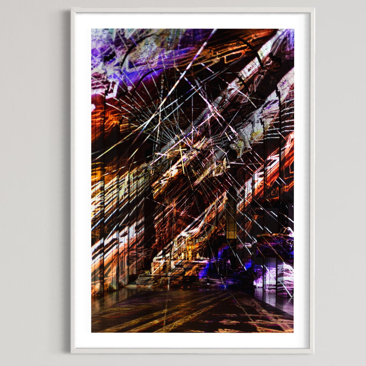 Munich / München Hl.Geist Kirche „Lighting up shadows“ 2020 (signed + Frame)