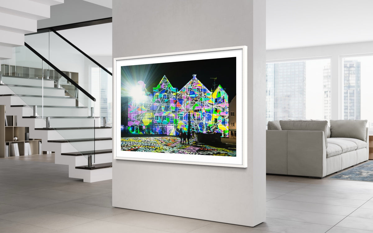 Weilheim 2. Lichtkunst Festival Weilheim Fades 2018 (signed + Frame)