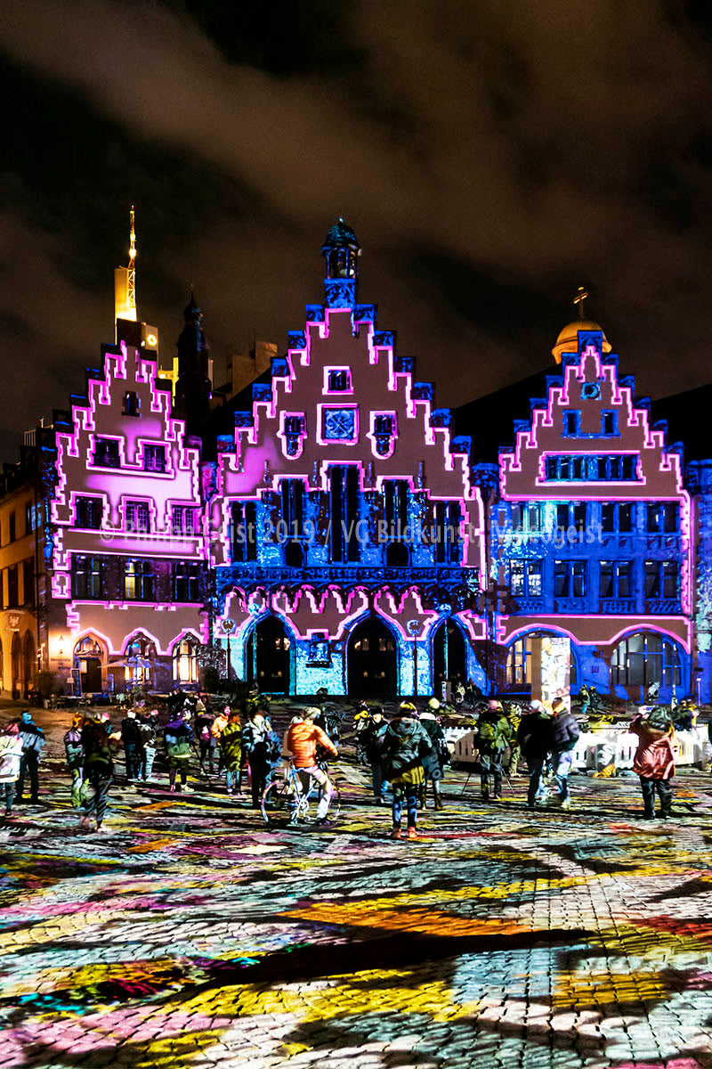 Frankfurt Römer Luminale 2018 „Frankfurt Fades“ (signed + Frame)