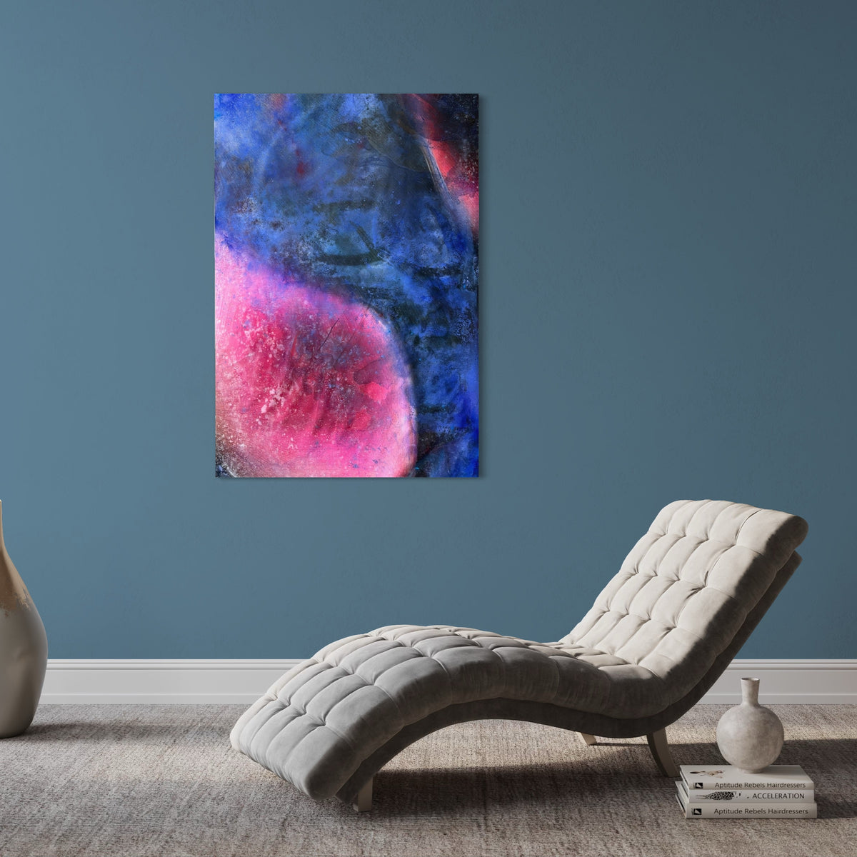 Overpainting Fine Art Print on Canvas 2022