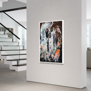 Overpainting Fine Art Print 2022 // Berlin 2020 Hidden Places Treptower Park Aussichtsturm video installation
