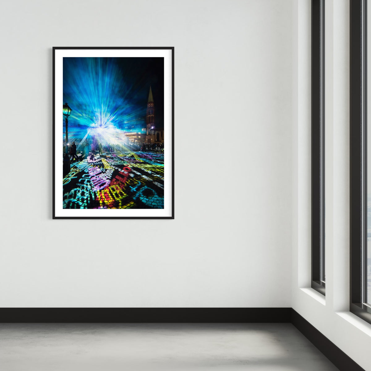 Frankfurt Luminale 2018 Frankfurt Fades  (signed + Frame)