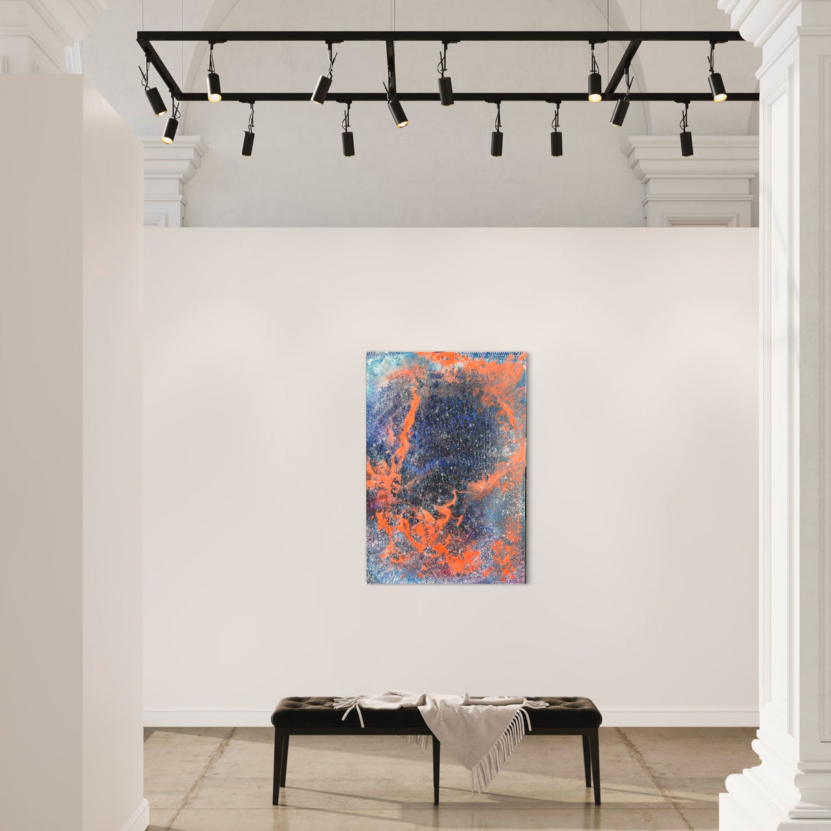 Overpainting Fine Art Print on Canvas 2022