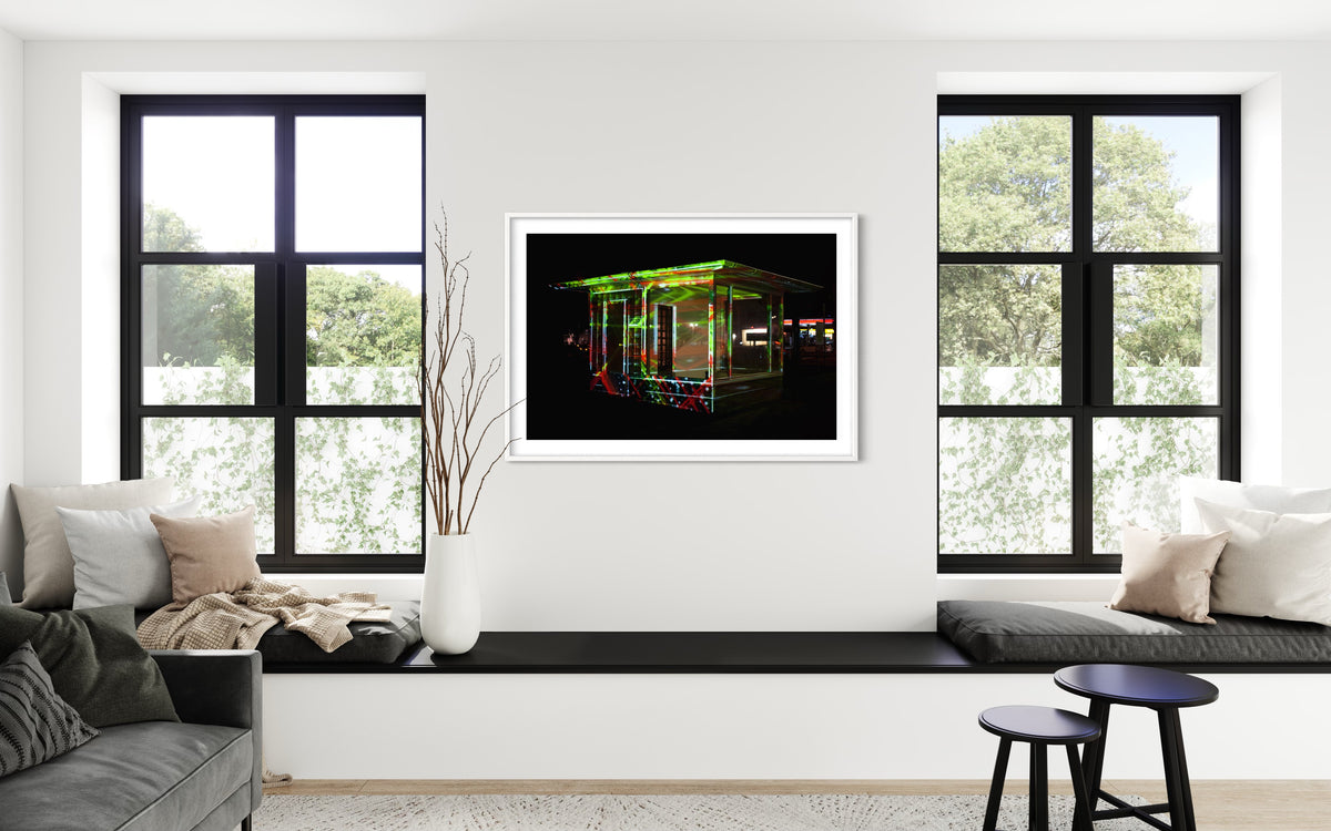Hidden Places Berlin ehemaliges Pförtnerhaus Flughafen Tempelhof 2014  (signed + Frame)
