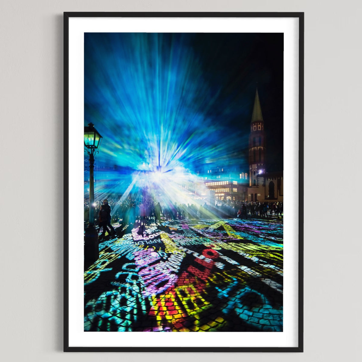 Frankfurt Luminale 2018 Frankfurt Fades  (signed + Frame)