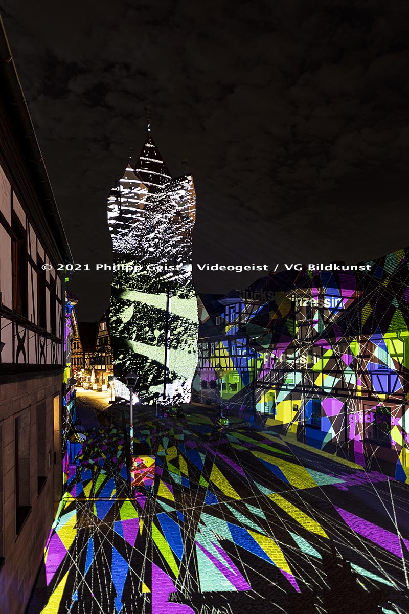 Herzogenaurach Fehnturm „Glücksachen“ 2021 (signed + Frame)