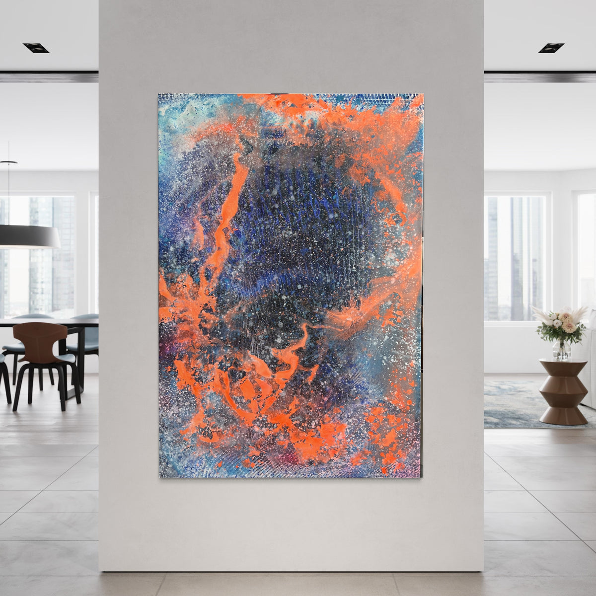 Overpainting Fine Art Print on Canvas 2022