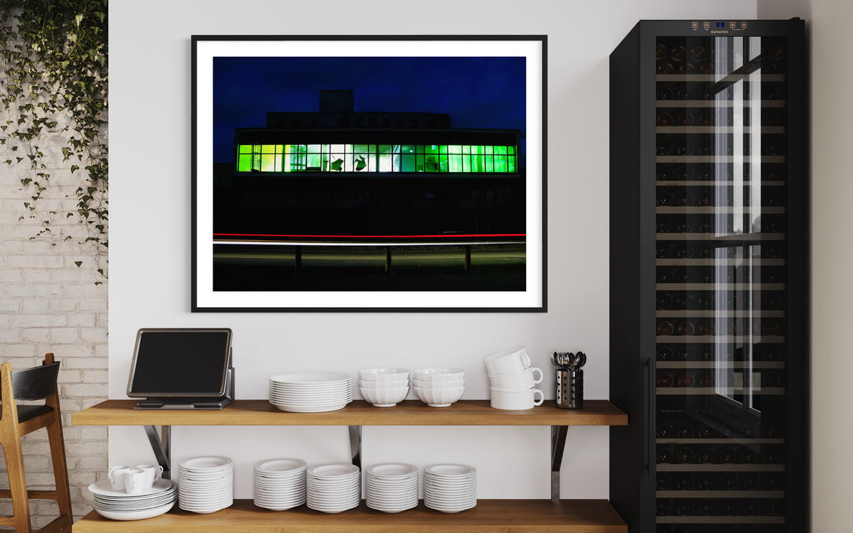 Ahrenshoop „Broken Time Lines“ Hidden Places ehemaliges Kurhaus 2008 /  (signed + Frame)