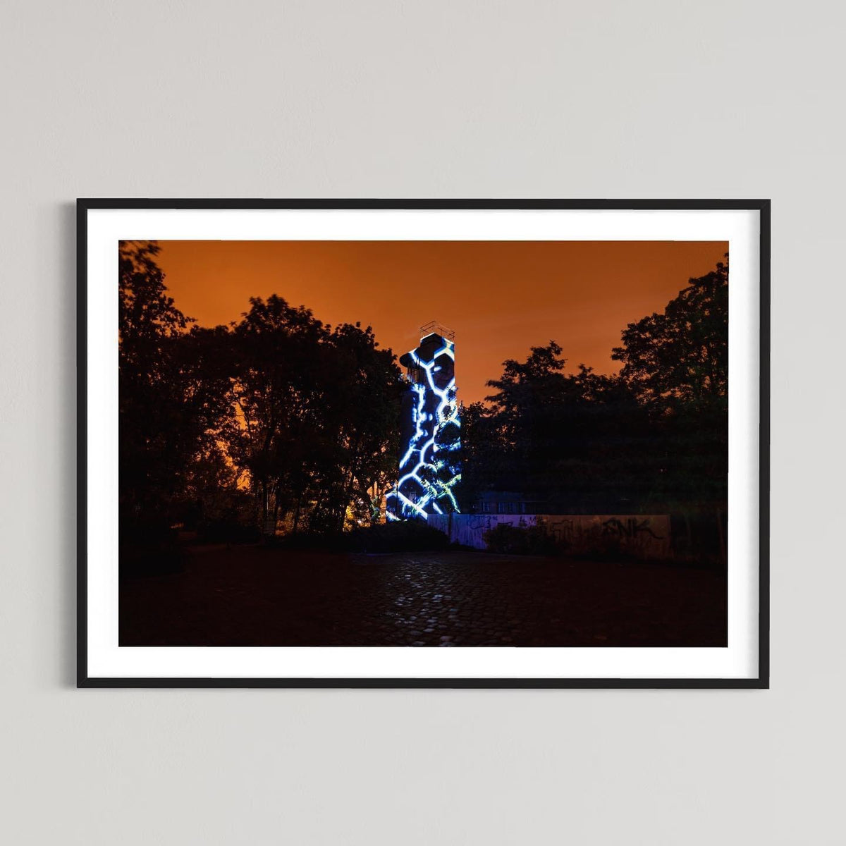 Hidden Places Berlin observation tower/ aussichtsturm 2020 (signed + Frame)