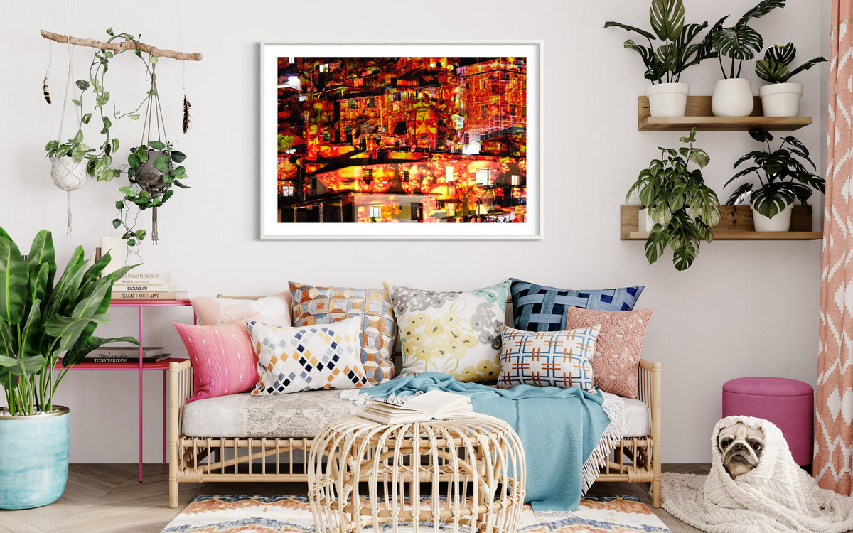 Brazil/ Brasilien Rio de Janeiro 2014 Santa Marta  (signed + Frame)