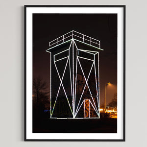 Hidden Places ehemaliger Wachturm DDR/ former Watchtower GDR 2016  (signed + Frame)