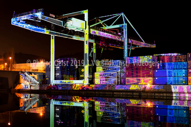 Stuttgart Hafen River of Words 2016 (signed + Frame)