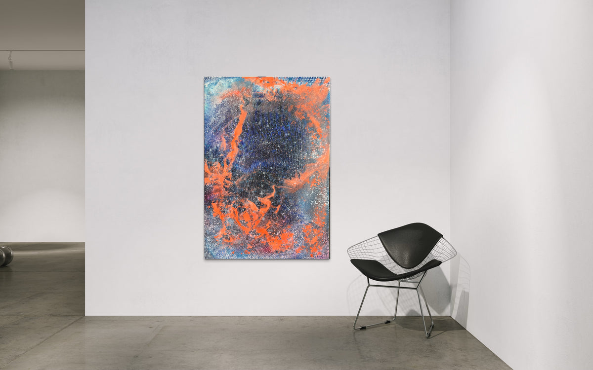 Overpainting Fine Art Print on Canvas 2022